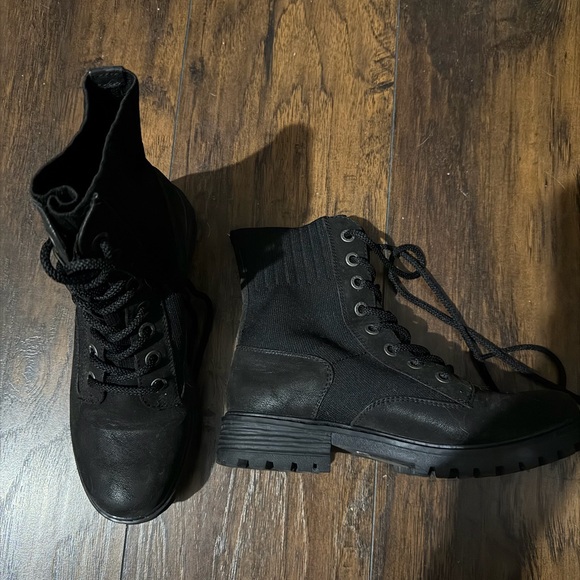 Shoes - Black Womens Combat Boots